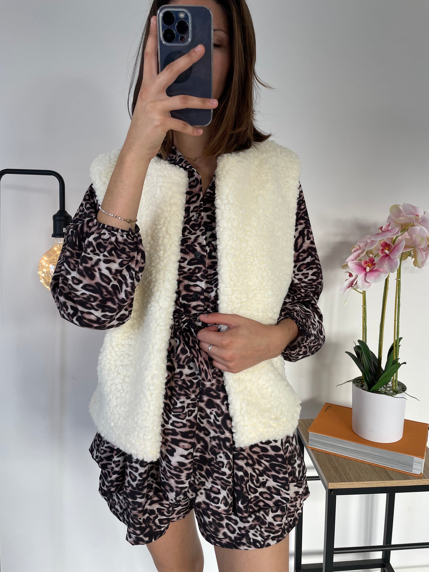 Gilet Olivia Blanc